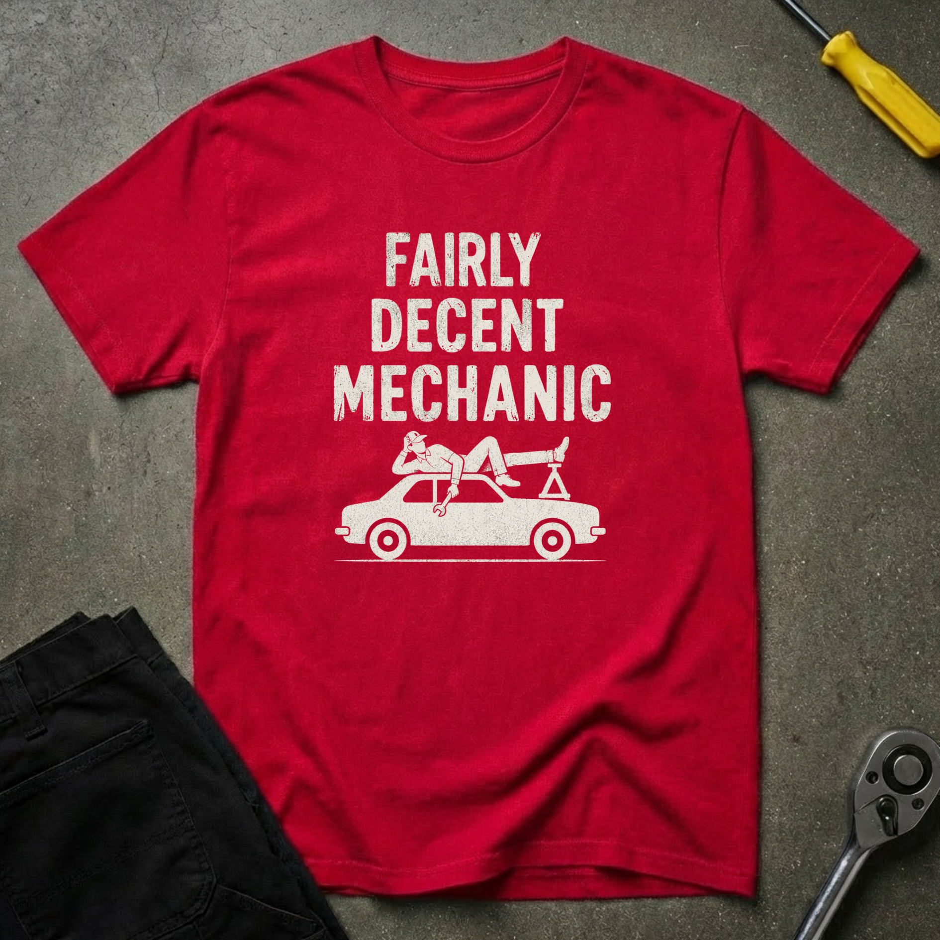 Fairly Decent w/Car T-Shirt