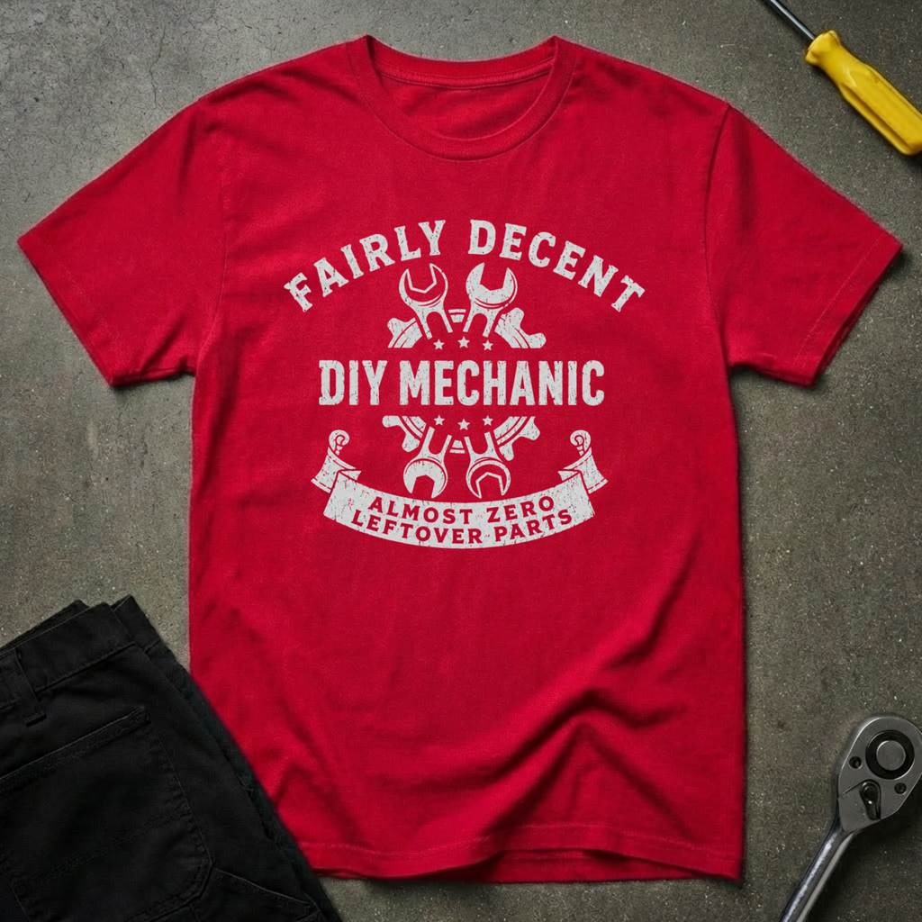 Decent DIY Mechanic T-Shirt