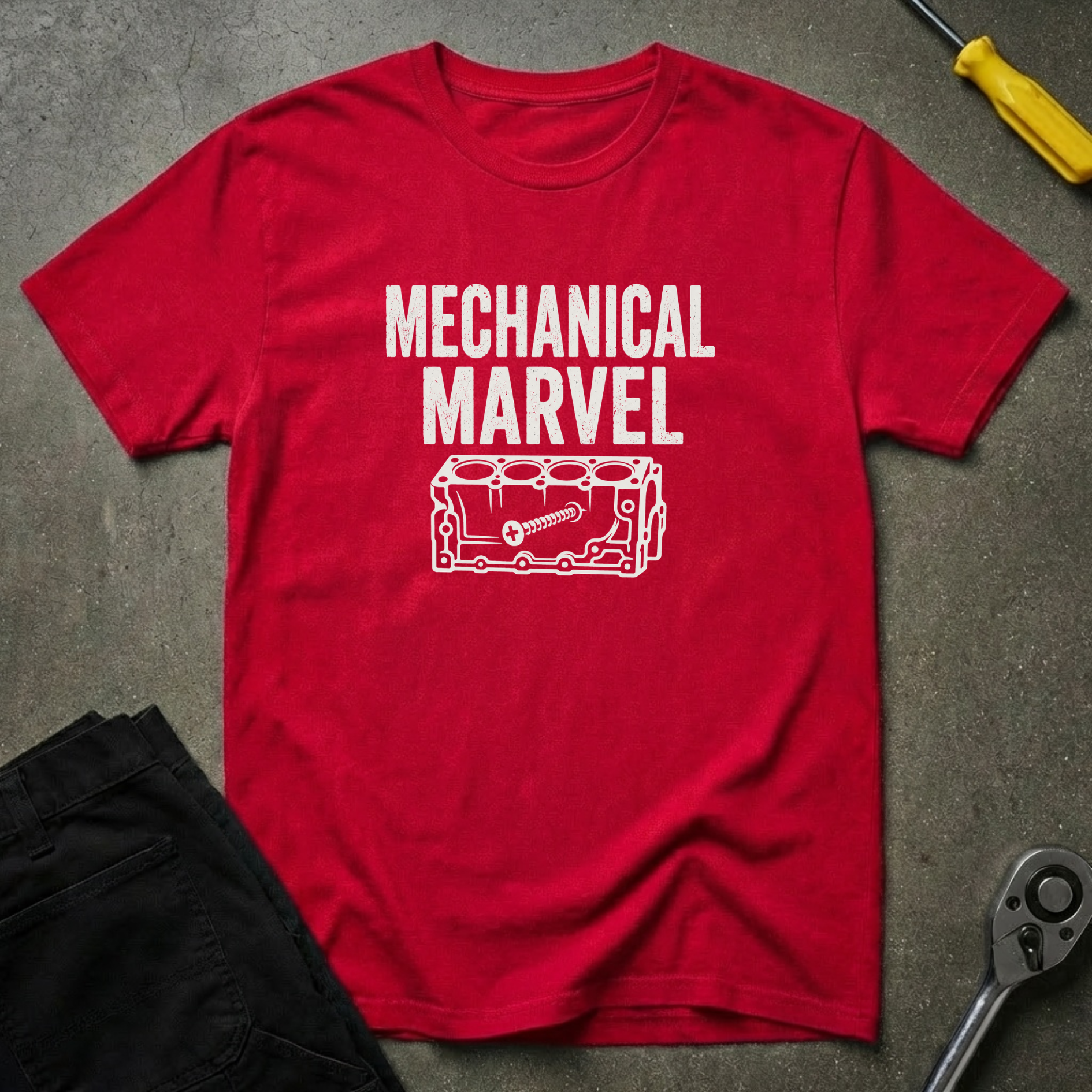 Wood Screw Marvel T-Shirt