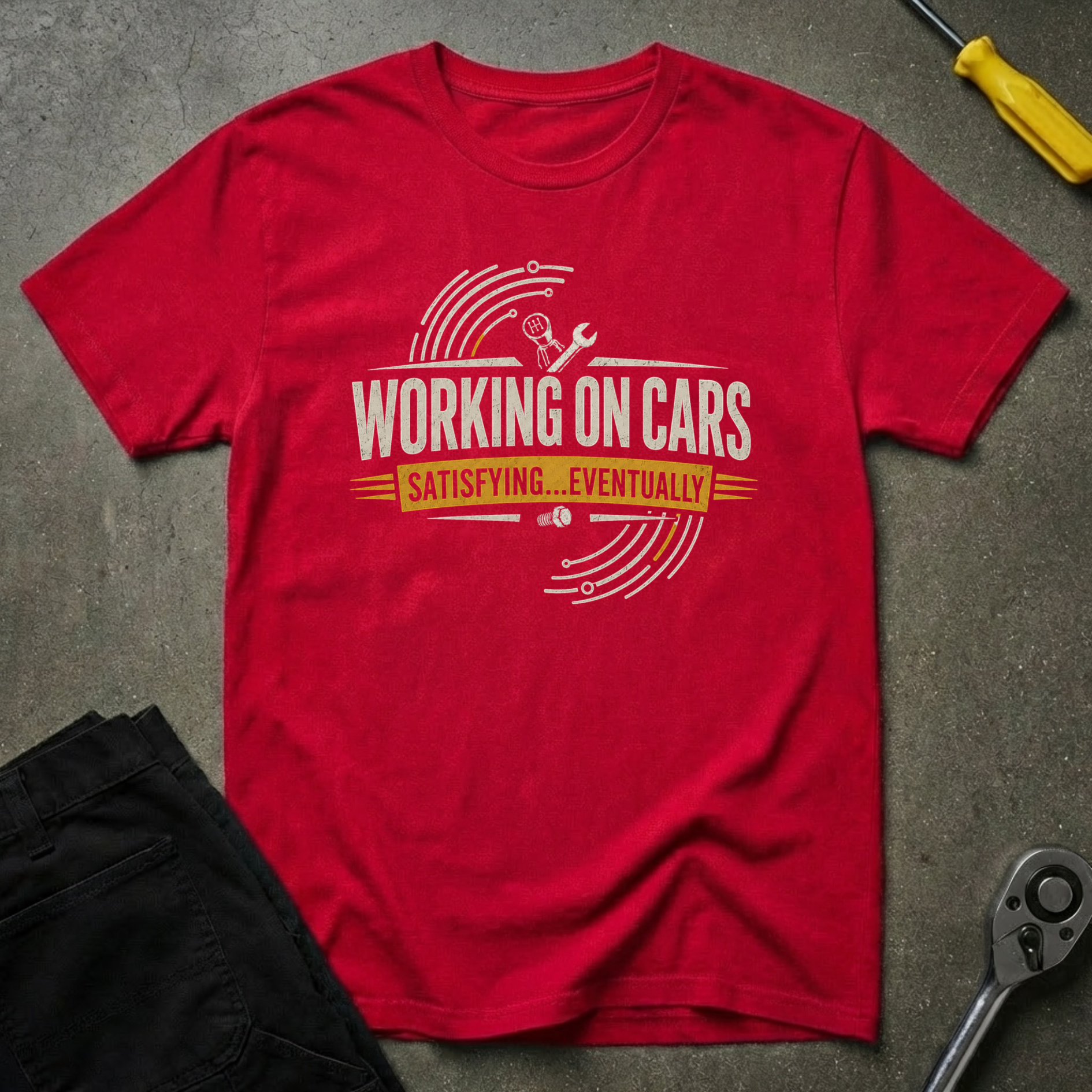 Working On Cars T-Shirt