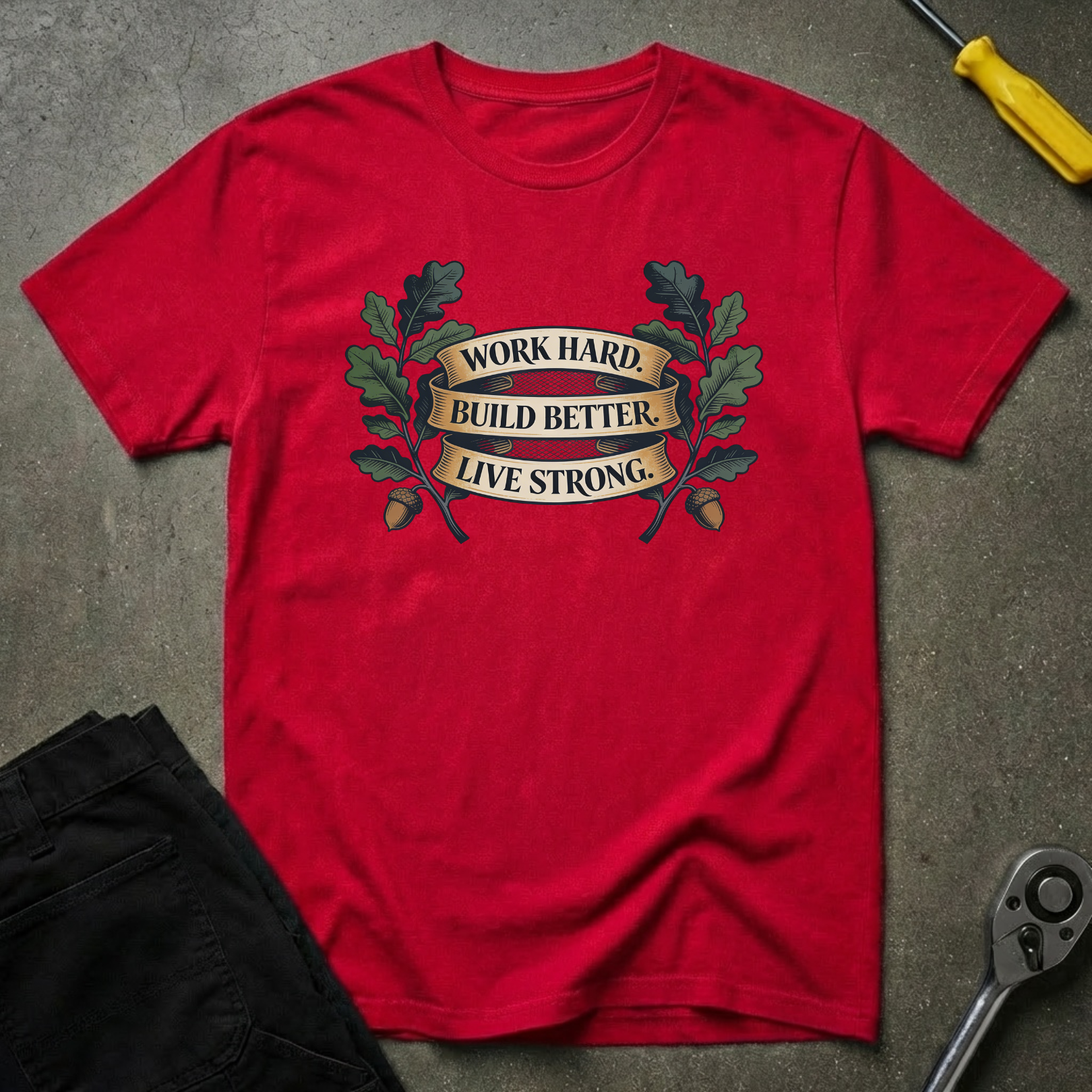Work Hard Oak T-Shirt