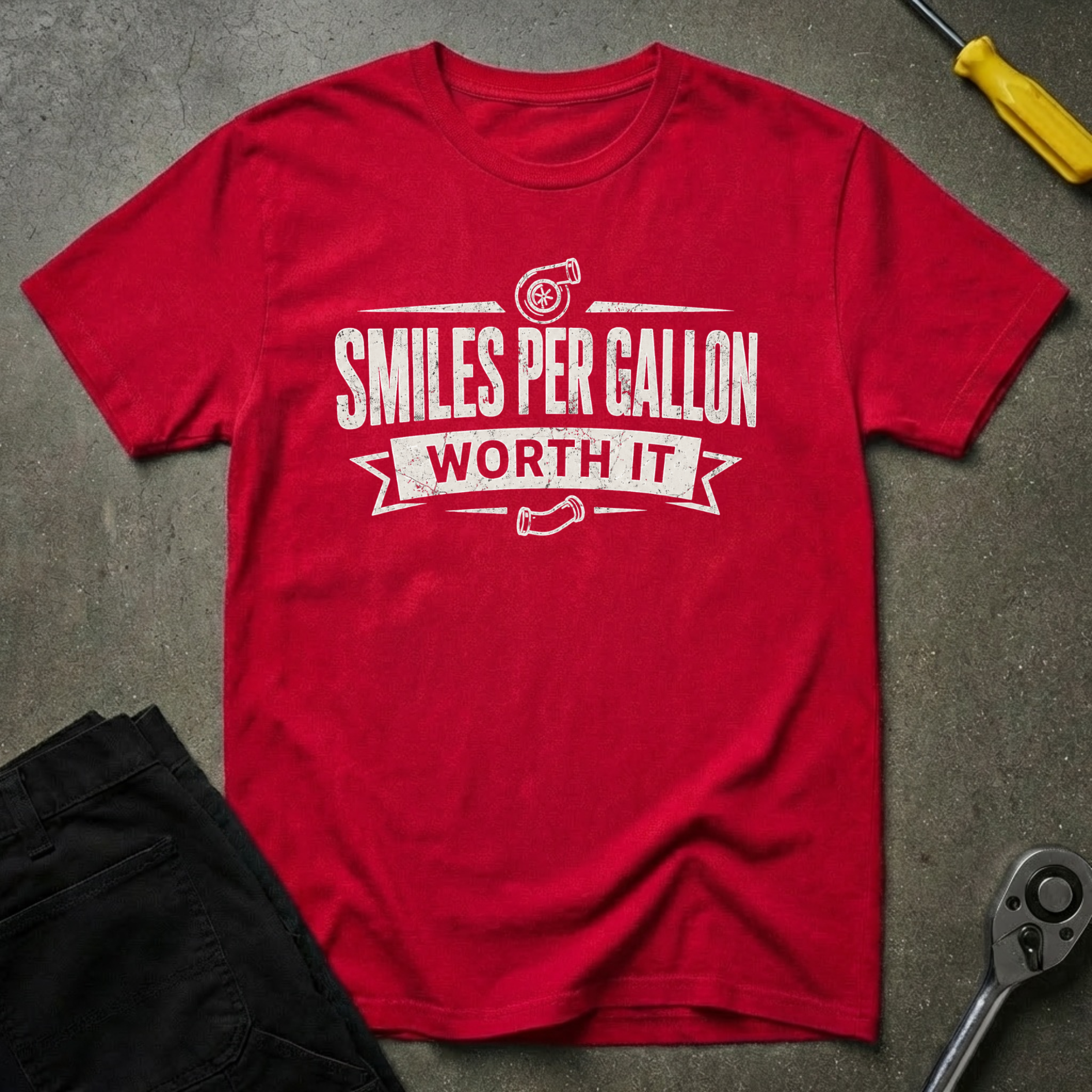 Smiles Per Gallon T-Shirt