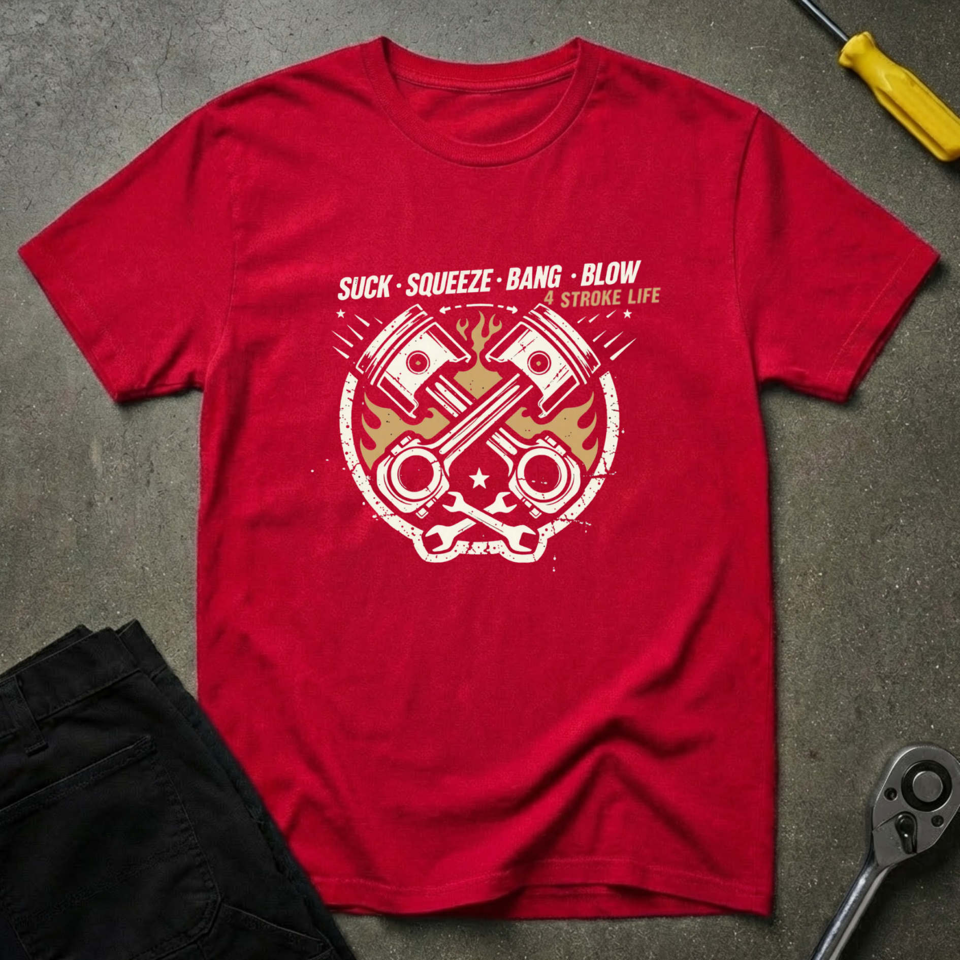 4 Stroke Life T-Shirt