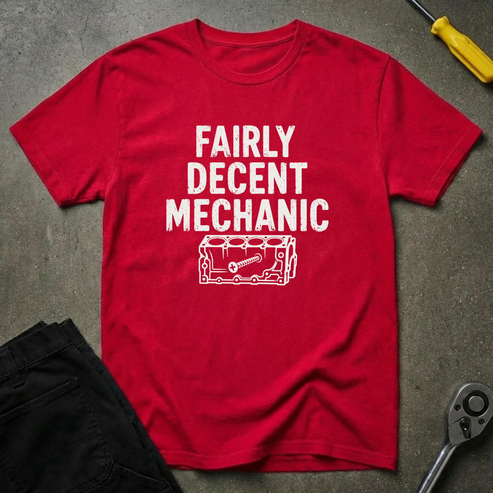 Wood Screw Mechanic T-Shirt