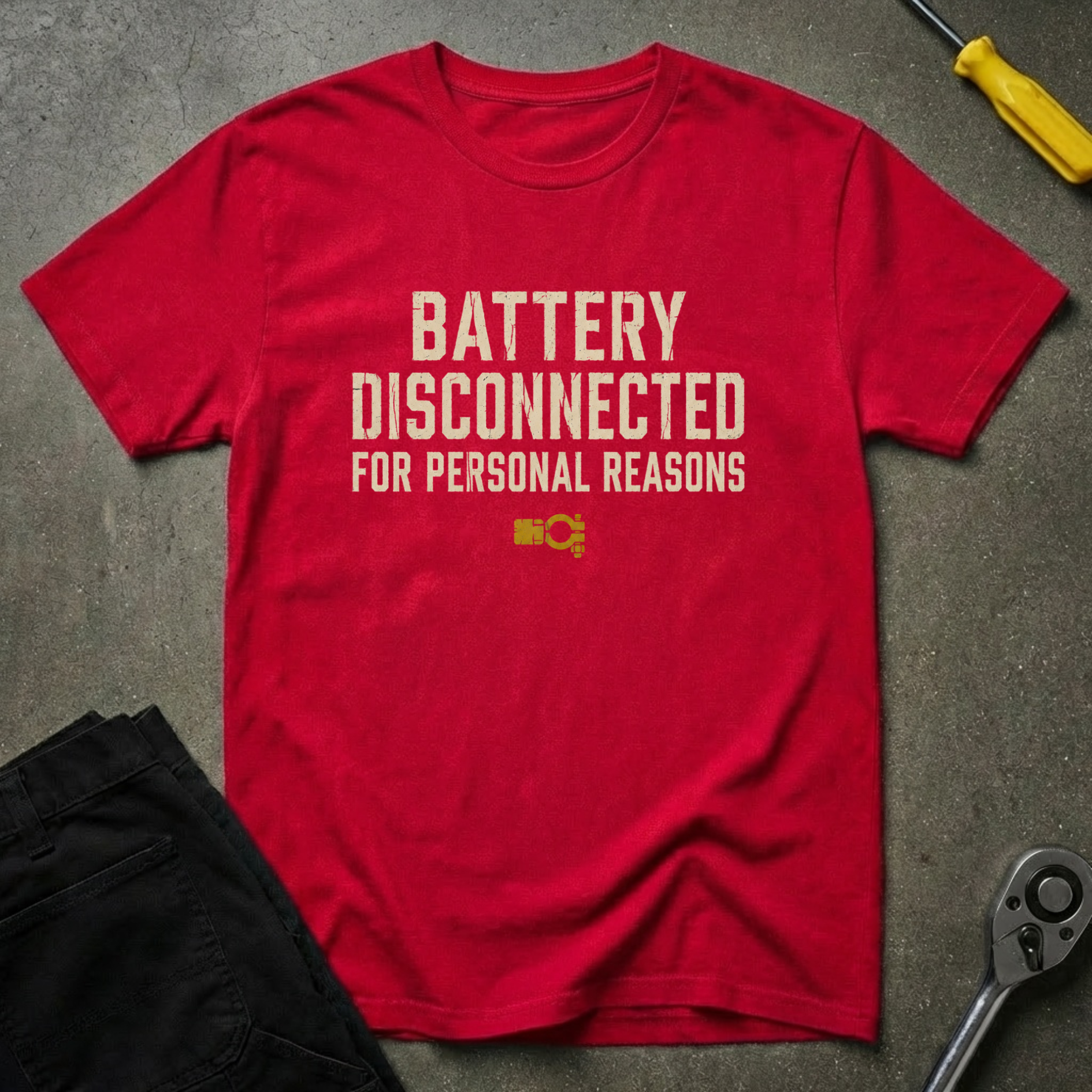 Battery Disconnected T-Shirt