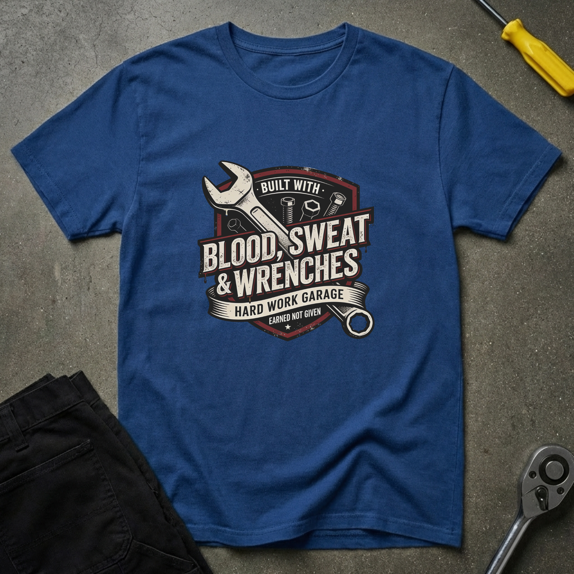 Blood Sweat Wrenches T-Shirt