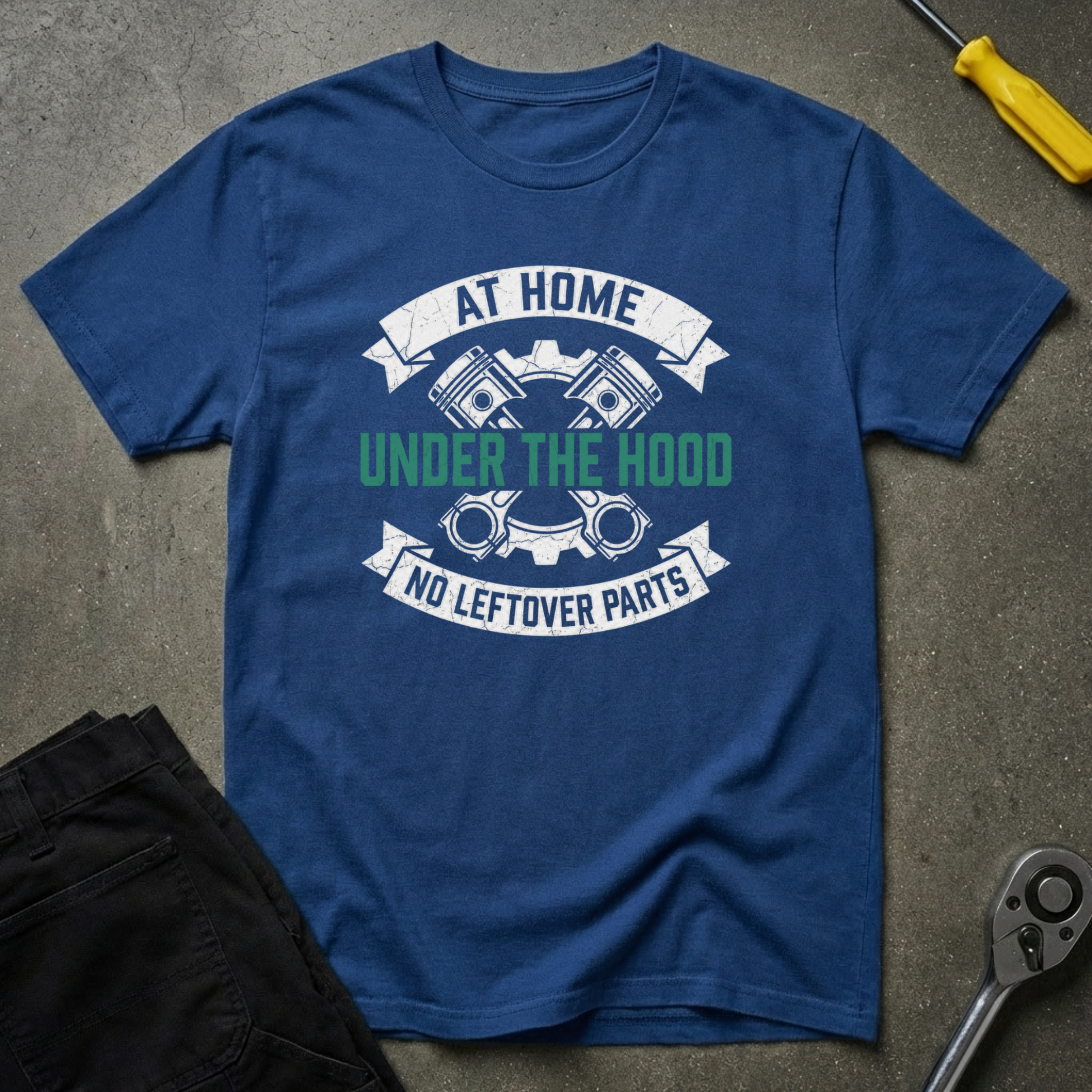 At Home Under T-Shirt