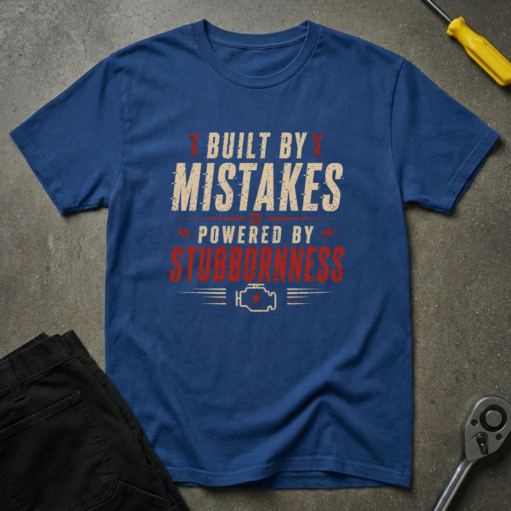 Powered By Stubborness T-Shirt
