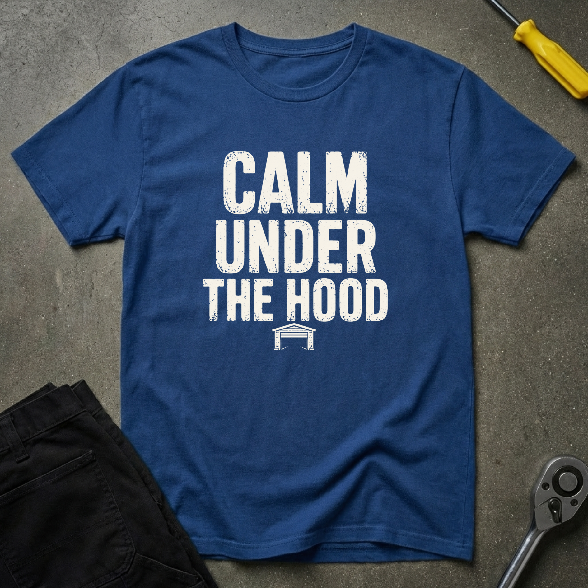Calm Under The T-Shirt