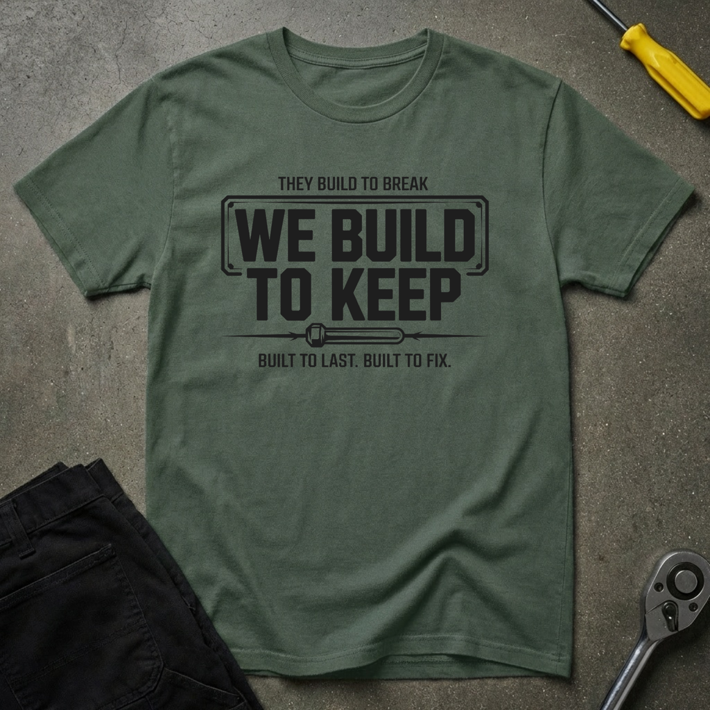 We Build To T-Shirt