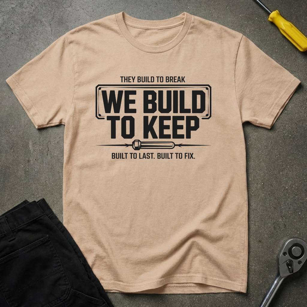 We Build To T-Shirt