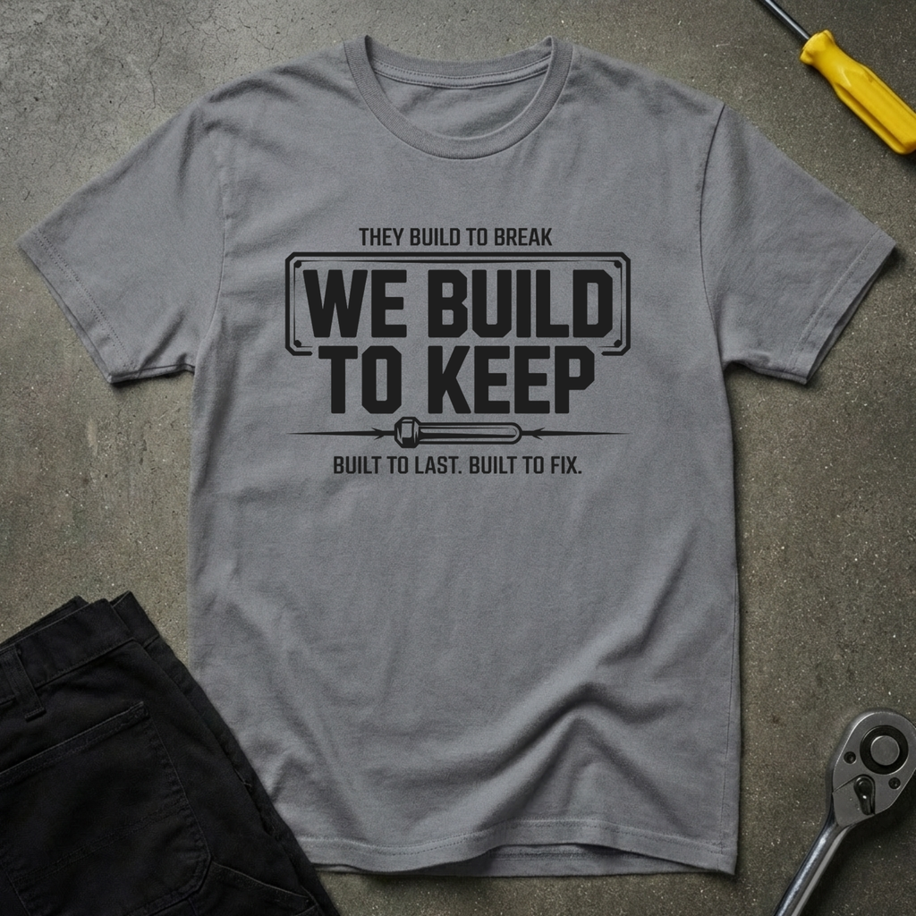 We Build To T-Shirt