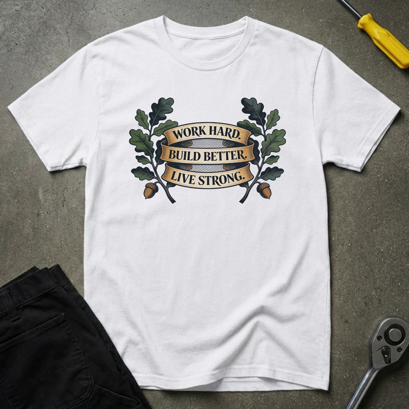 Work Hard Oak T-Shirt