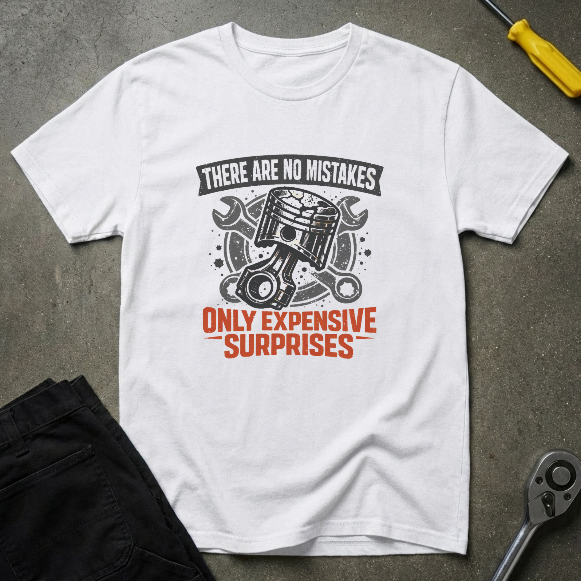 No Mistakes Mechanic T-Shirt