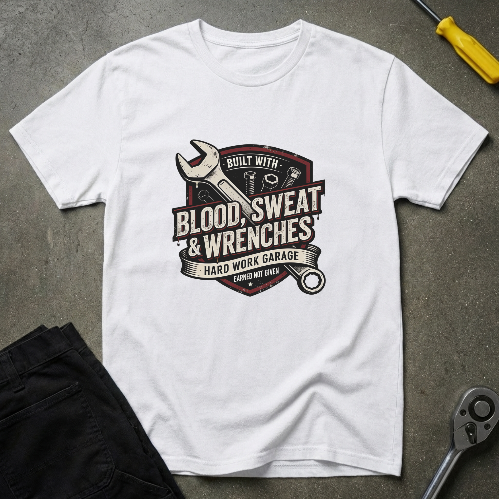 Blood Sweat Wrenches T-Shirt