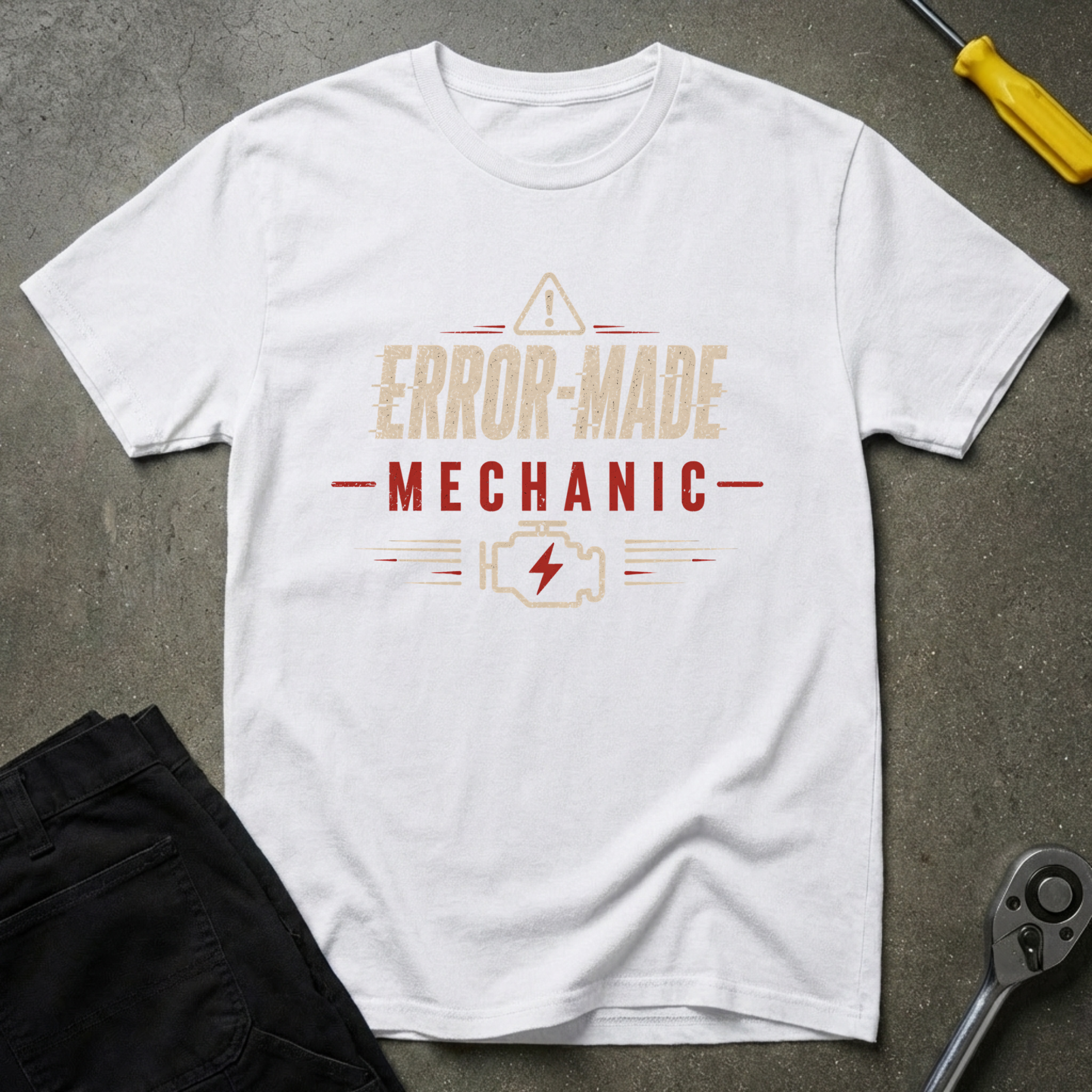 Error-Made Mechanic T-Shirt