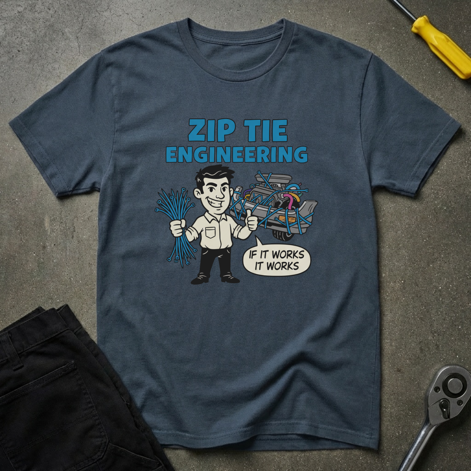 Zip Tie Engineering T-Shirt