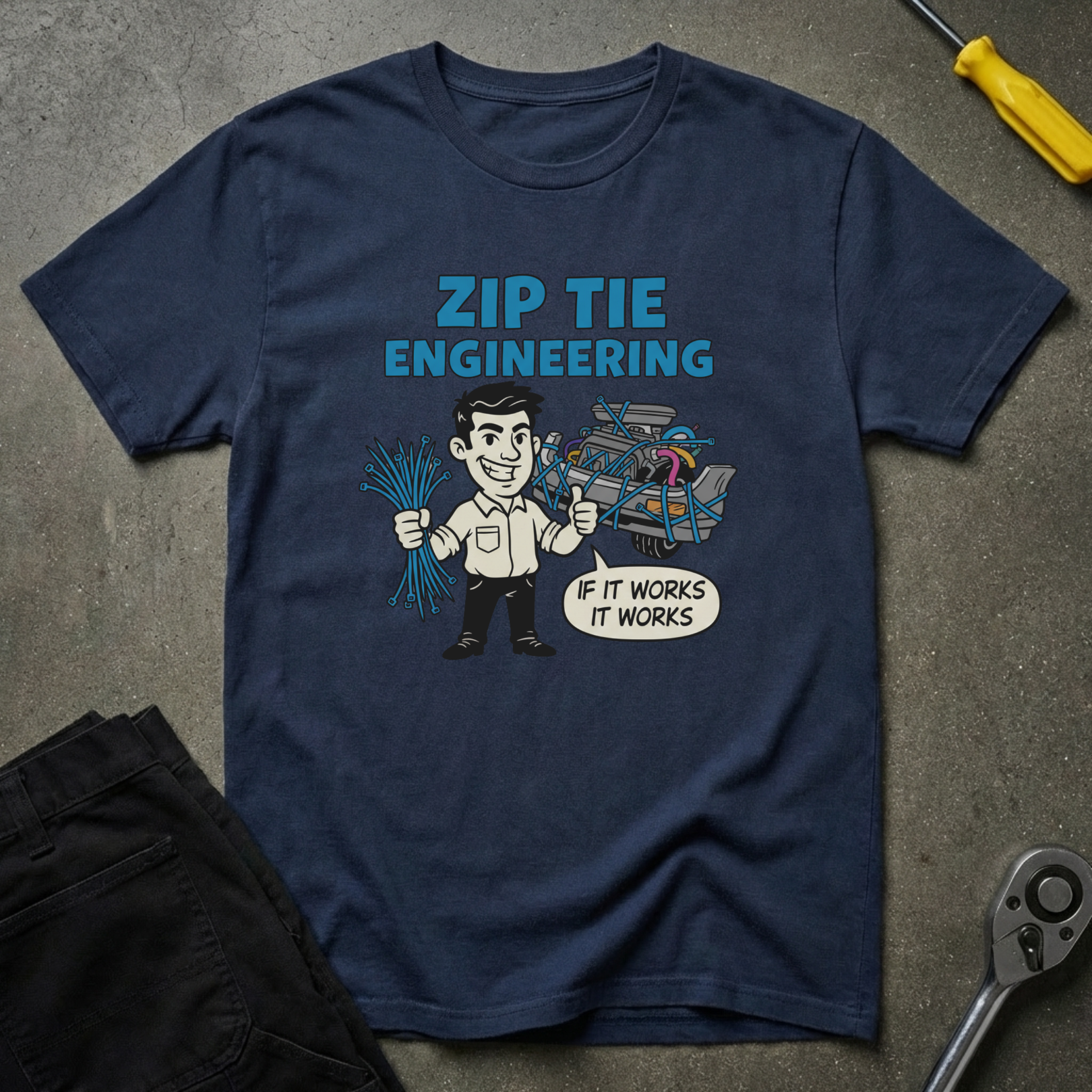 Zip Tie Engineering T-Shirt