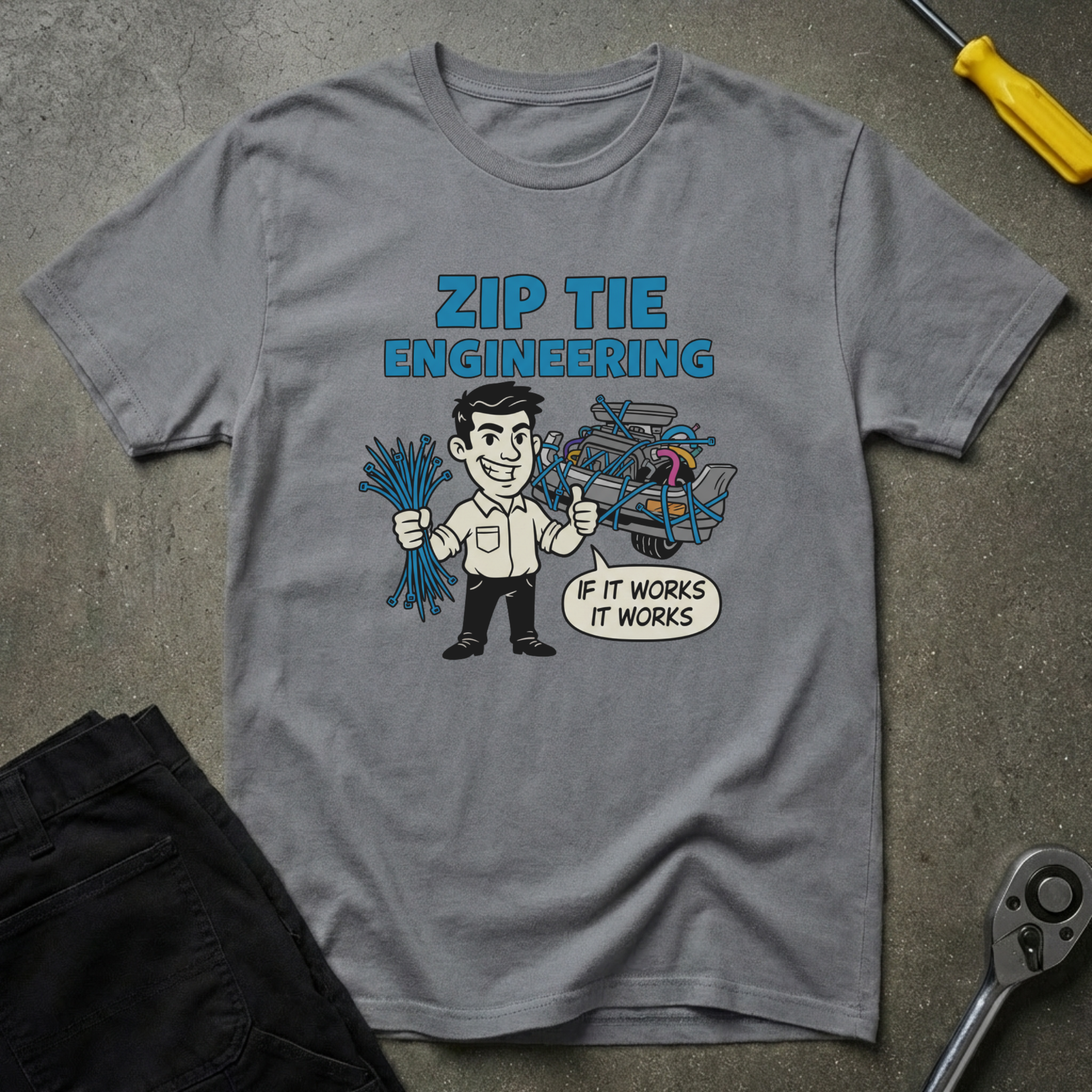 Zip Tie Engineering T-Shirt