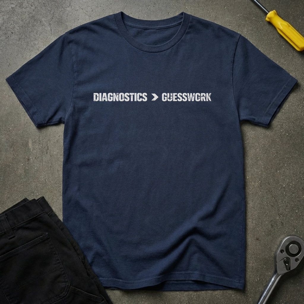 Diagnostics>Guesswork T-Shirt